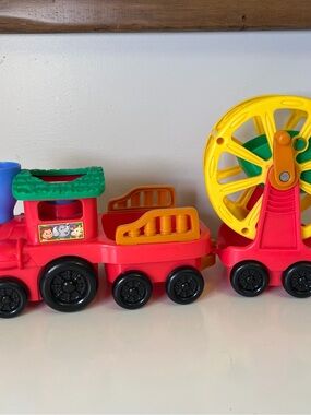 Fisher Price Little People Animal Sound Zoo Talkers Train Ferris Wheel 2011 Toy